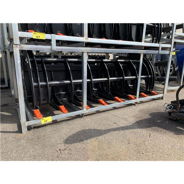 GREATBEAR 78" HYDRAULIC SKID STEER GRASS GRAPPLE BUCKET ATTACHMENT