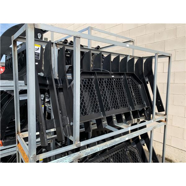 GREATBEAR 70" SKID STEER PUSH STICK RAKE ATTACHMENT