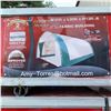 Image 1 : GOLDEN MOUNT 30'X65'X15' HIGH ROUND ROOF PE FABRIC STORAGE BUILDING WITH 11.5' X 11.5'