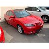 Image 2 : *TOW* 2006 MAZDA 3, 4 DR SEDAN, RED, VIN JM1BK123061513929