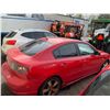 Image 3 : *TOW* 2006 MAZDA 3, 4 DR SEDAN, RED, VIN JM1BK123061513929