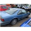 Image 3 : 1989 FORD THUNDERBIRD, 2DR SEDAN, BLUE, VIN 1FABP6046KH207304