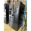 Image 2 : SAMSUNG RF25HMIDBSG/AA 32.75" 24.7 CU FT BLACK STAINLESS 4 DOOR FRENCH DOOR REFRIGERATOR WITH WATER