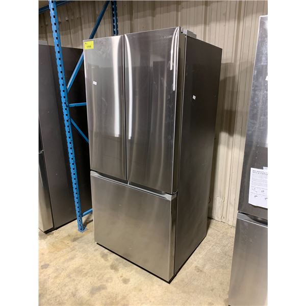 SAMSUNG RF18A5101SR STAINLESS 33" 17.5 CU FT 3 DOOR FRENCH DOOR REFRIGERATOR WITH ICE MAKER