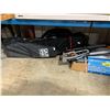 Image 2 : SHELF OF QUICK SHADE COMMERCIAL CANOPY, METAL ADJUSTABLE STORAGE RACK & KUBOTA PERSONAL FOLDING H...