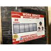 Image 3 : STEELMAN STAINLESS STEEL 30 DRAWER WORKBENCH 36"H X 113"W X 24"D WITH ANTI-SLIP LINING,