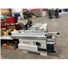 Image 1 : CANTEK CANP30 5-3/4 HP 230V 12" INDUSTRIAL SLIDING BED PANEL SAW WITH LOCKING GUARD FENCE & COVER