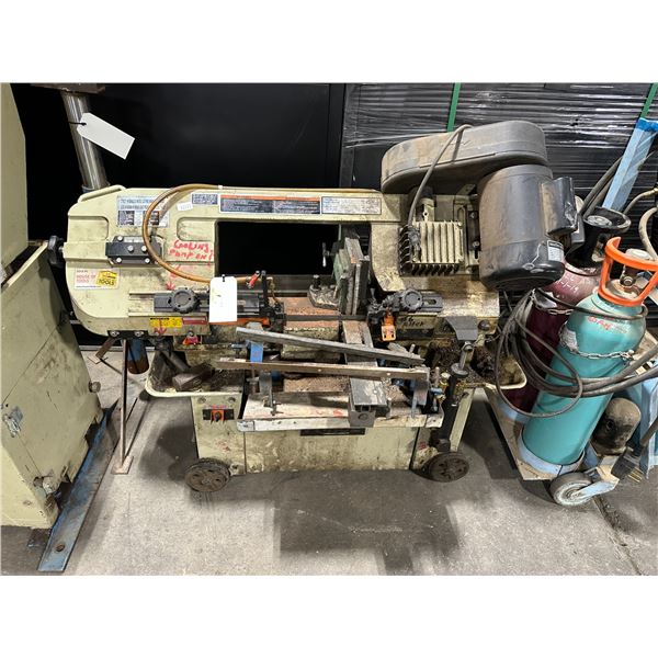 HOUSE OF TOOLS UE-712 MOBILE INDUSTRIAL 7" X 12" HYDRAULIC METAL CUTTING BAND SAW