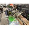 Image 5 : MASTERCRAFT MAXIMUM 12" DUAL BEVELING SLIDING COMPOUND MITER SAW ON METAL / WOOD MOBILE WORK TABLE