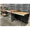 Image 2 : KING INDUSTRIAL KC-10CCX 10" CONTRACTORS CABINET TABLE SAW ON MOBILE EQUIPMENT CART WITH GUARD & 2