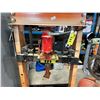 Image 3 : PIT BULL ORANGE 20 TON PNEUMATIC / HYDRAULIC SHOP PRESS WITH ASSORTED DIES & ATTACHMENTS