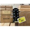 Image 3 : XAVIERE SILVER METALLIC BODY 6 STRING ELECTRIC GUITAR WITH WALNUT INLAY NECK ( SMALL CRACK UNDER