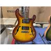 Image 2 : IYV DESTINY CNC WOUND 2 TONE BURLED WOOD BODY 6 STRING ELECTRIC GUITAR WITH WALNUT INLAY NECK