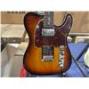Image 2 : JET GUITARS WILKINSON 2 TONE WOOD BODY BURLED GUARD 6 STRING ELECTRIC GUITAR WITH WALNUT NECK