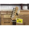 Image 3 : IYV DESTINY CNC WOUND WHITE WOOD BODY PEARL GUARD 6 STRING ELECTRIC GUITAR WITH WALNUT NECK