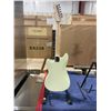 Image 4 : IYV DESTINY CNC WOUND WHITE WOOD BODY PEARL GUARD 6 STRING ELECTRIC GUITAR WITH WALNUT NECK