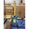 Image 4 : TAGIMA TW SERIES 530 BLUE METALLIC WOOD BODY 6 STRING ELECTRIC GUITAR WITH WALNUT NECK