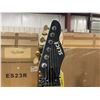 Image 3 : SLICK BLACK WOOD BODY 6 STRING ELECTRIC GUITAR WITH MAPLE NECK