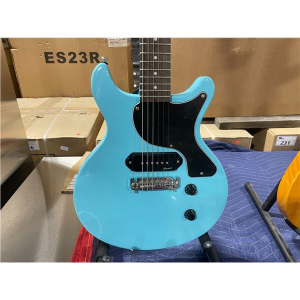 HARLEY BENTON ROSWELL SERIES BLUE WOOD BODY 6 STRING ELECTRIC