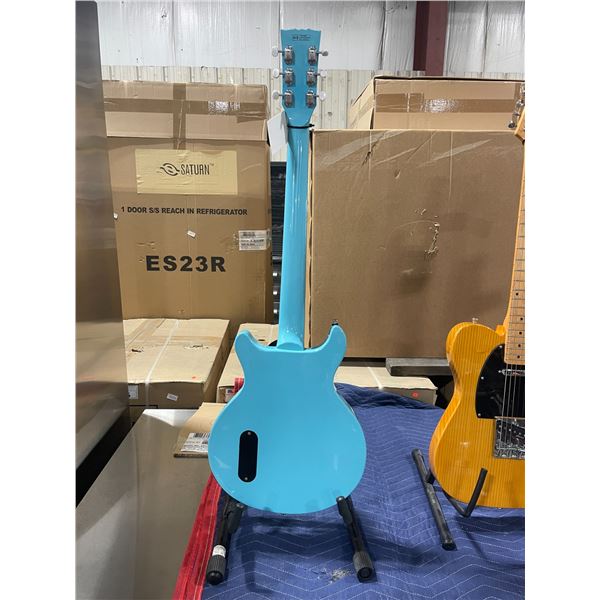 HARLEY BENTON ROSWELL SERIES BLUE WOOD BODY 6 STRING ELECTRIC