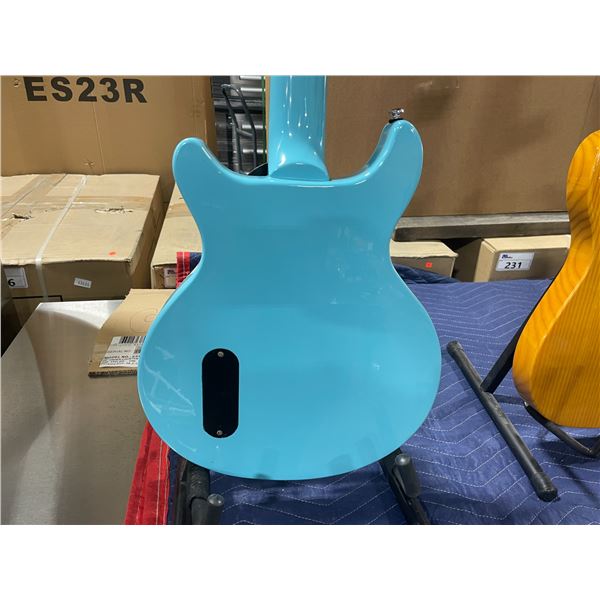 HARLEY BENTON ROSWELL SERIES BLUE WOOD BODY 6 STRING ELECTRIC