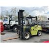 Image 1 : CLARK C500-Y80 2 STAGE 149" MAST DUAL FRONT TREAD SOLID RUBBER TIRE  7975 LBS CAPACITY GAS SIT DOWN