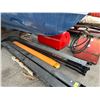 Image 2 : PAIR OF 10' BLACK 6,600 LBS CAPACITY FORKLIFT FORK EXTENSIONS