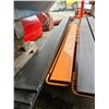 Image 2 : PAIR OF ORANGE INDUSTRIAL 7" FORKLIFT FORK EXTENSIONS