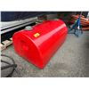 Image 2 : 4'W X 29"D X 2'H RED METAL INDUSTRIAL TIDY TANK ( NO PUMP, HOSE OR NOZZLE )