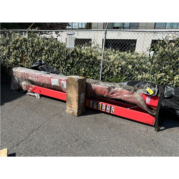GAT LT-245C RED 9,000 LBS CAPACITY 12' 2 POST 4 POINT HYDRAULIC AUTOMOTIVE VEHICLE HOIST *