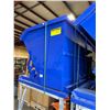 Image 2 : BLUE METAL 43" X 40" X 37" INDUSTRIAL FORKLIFT DUMP BIN