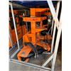 Image 1 : GREATBEAR ORANGE HEAVY DUTY HYDRAULIC SKID STEER TREE CUTTER ATTACHMENT