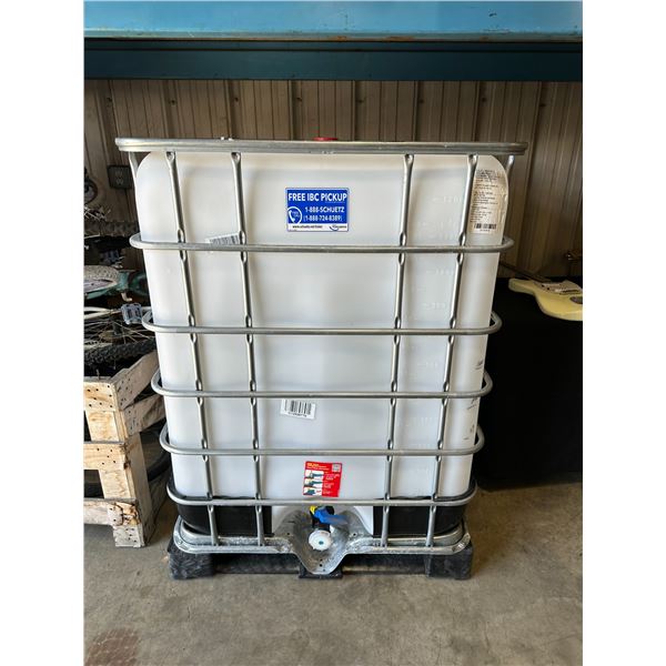 SCHUTZ 1200L PLASTIC COMMERCIAL METAL FRAMED LIQUID TRANSPORT PALLET