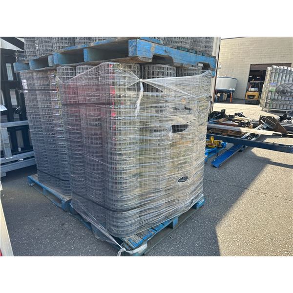 PALLET OF 15 INDUSTRIAL 100 FT ROLLS OF WELDED GALVANIZED STUCCO WIRE