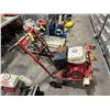 Image 1 : RED MOBILE INDUSTRIAL GAS POWERED WALK BEHIND CONCRETE ASPHALT FLOOR ROAD SAW INCLUDE HONDA GX390