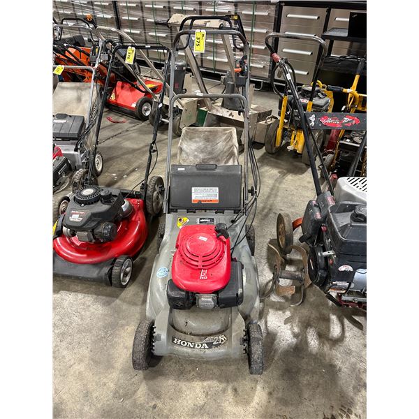 HONDA HRB215 K3 SXC  GREY WALK BEHIND GAS OPERATED LAWN MOWER