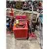 Image 1 : CLARKE RED COMMERCIAL MOBILE CARPET CLEANER WITH ELECTRICAL CABLES, HOSES, & CLEANING WAND / HEAD