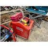 Image 2 : CLARKE RED COMMERCIAL MOBILE CARPET CLEANER WITH ELECTRICAL CABLES, HOSES, & CLEANING WAND / HEAD