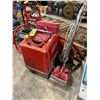 Image 3 : CLARKE RED COMMERCIAL MOBILE CARPET CLEANER WITH ELECTRICAL CABLES, HOSES, & CLEANING WAND / HEAD