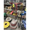 Image 2 : CLARKE COMMERCIAL ELECTRIC FLOOR BUFFER / SANDER WITH ASSORTED DISC ATTACHMENTS