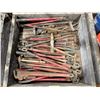 Image 2 : PALLET CRATE OF ASSORTED COMMERCIAL CRIMPS, C-CLAMPS, BOLT CUTTERS, HAMMERS, & PIPE WRENCHES