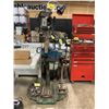 Image 1 : CRAFTEX CT021N INDUSTRIAL ELECTRIC RADIAL FLOOR STANDING DRILL PRESS ON MOBILE CART WITH BENCH