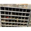 Image 2 : 72 SLOT GREY METAL INDUSTRIAL HARDWARE SORTER WITH ASSORTED HARDWARE