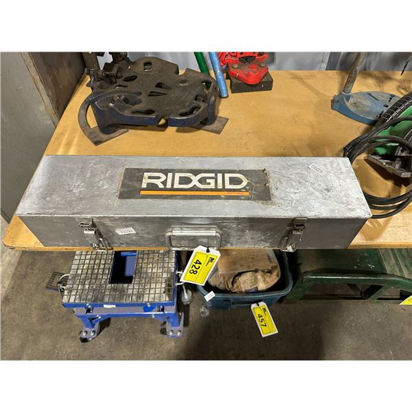 RIDGID METAL CARRYING CASE OF MANUAL RATCHET THREADER SET