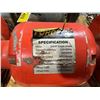 Image 2 : FORCE INTERNATIONAL 34JK RED COMMERCIAL ELECTRIC CORDED 3/4HP SINGLE PHASE BENCH GRINDER