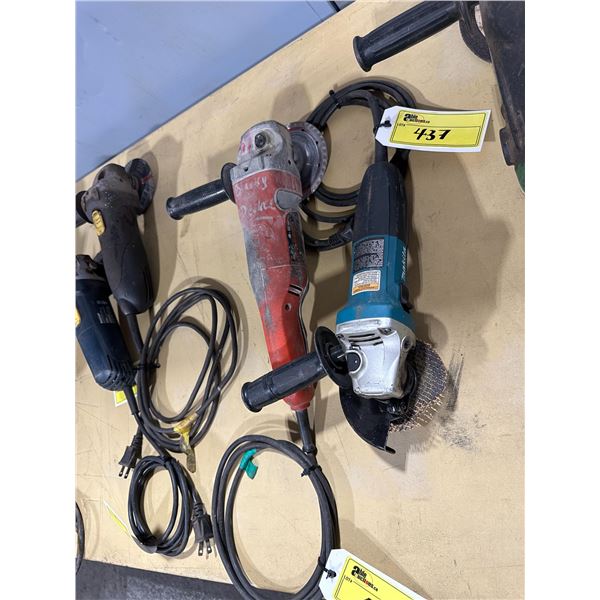 BLACK & DECKER G950 & MAKITA GA5030 ELECTRIC CORDED HEAVY DUTY ANGLE GRINDER