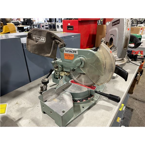 HITACHI C-10FC TABLE TOP COMMERCIAL HEAVY DUTY 10" COMPOUND SAW