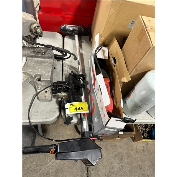 GAMEFISHER 217-590140 14LB THRUST TROLLING MOTOR & SKIL 9206 CORDED RECIPROCATING SAW