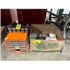 Image 1 : 2 HARDWARE SORTERS WITH CONTENTS & BOX OF ASSORTED INDUSTRIAL HARDWARE