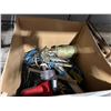 Image 2 : TOOL BOX WITH CONTENTS & BOX OF ASSORTED HAND TOOLS
